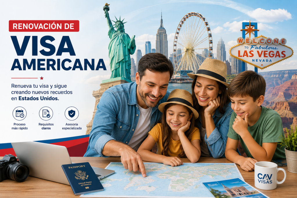 Renueva tu VISA AMERICANA con CAV VISAS